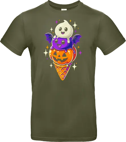 Eiscreme Halloween - Schwarz