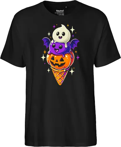 Eiscreme Halloween - Schwarz
