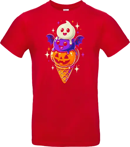 Eiscreme Halloween - Schwarz