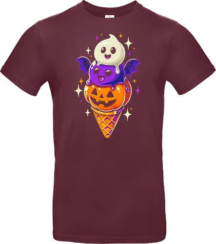 Eiscreme Halloween - Schwarz