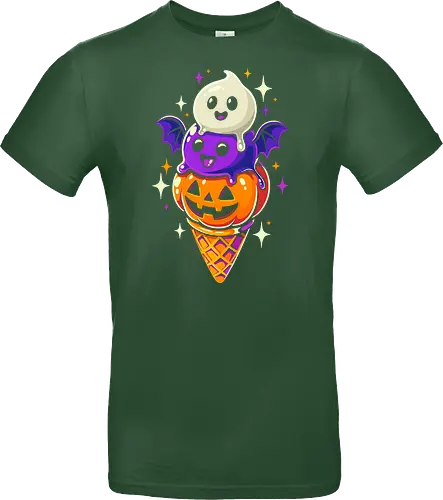 Eiscreme Halloween - Schwarz