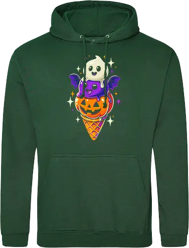 Eiscreme Halloween - Schwarz