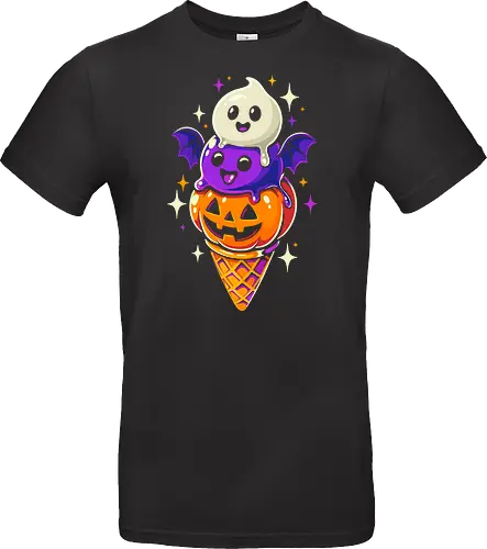 Eiscreme Halloween - Schwarz