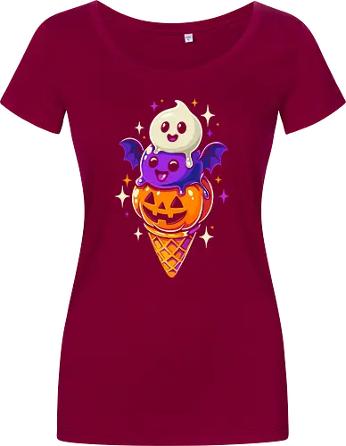 Eiscreme Halloween - Schwarz