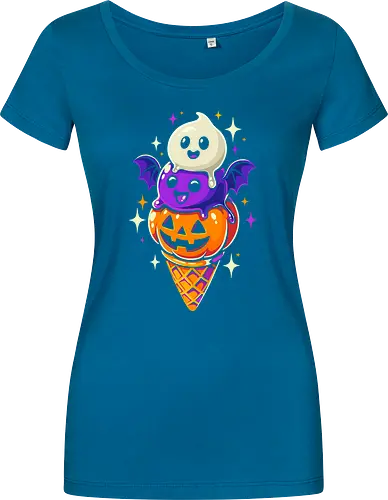 Eiscreme Halloween - Schwarz