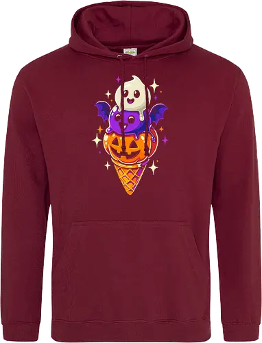 Eiscreme Halloween - Schwarz