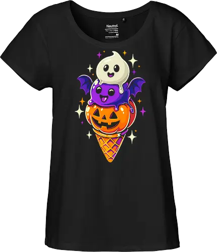 Eiscreme Halloween - Schwarz