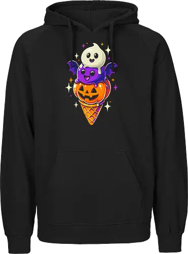 Eiscreme Halloween - Schwarz
