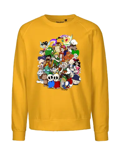 Dream-Team - Princess, link's awakening, cocolint, traum, dream, marin, tarin, gameboy, switch, windfisch, windfish, eule, owl, Hero of Time - Fairtrade Sweatshirt