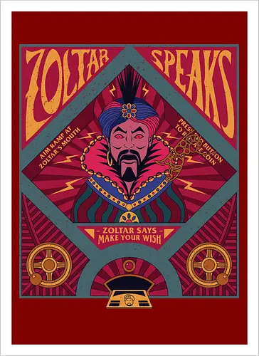 Fortune Teller Machine from 80s movies 