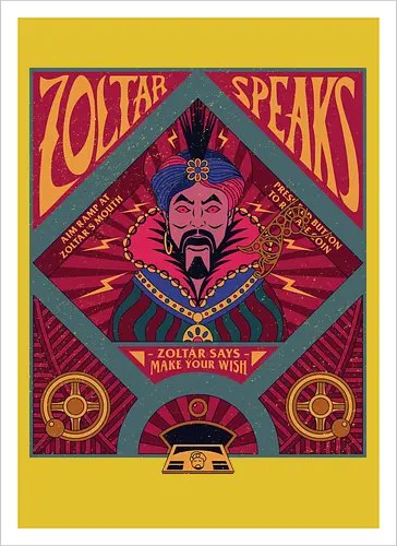 Fortune Teller Machine from 80s movies 