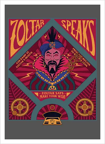 Fortune Teller Machine from 80s movies 