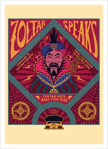 Fortune Teller Machine from 80s movies 