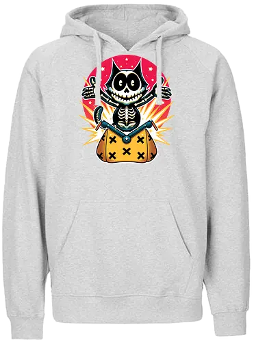 Ukiyo-E XRay Cat - cartoons, vintage, felix, felix the cat, felix cat, cat, cats, kitten, kitty, cartoon, cat lovers, felixthecat, funny cat, kitty cats, anime, retro, retro vintage - Fairtrade Hoodie