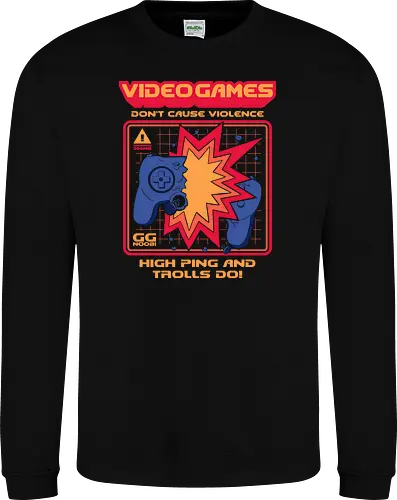 Video Games Don't Cause Violence - High Ping and Trolls Do!