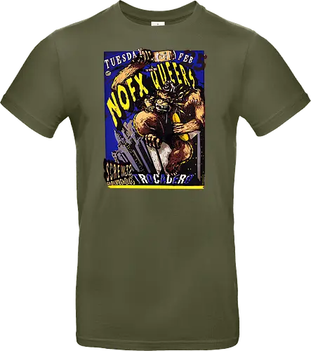 NOFX + The Queers – Offizielles Konzertposter (Trocadero – Tour Poster)