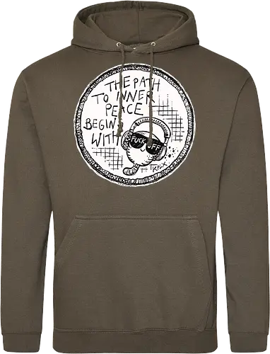 Inner Peace - Worm, Dieter, Kplx, Calm, Peace, Fuck off - Standard Hoodie