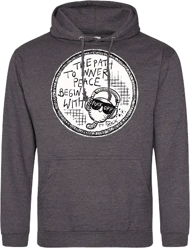 Inner Peace - Worm, Dieter, Kplx, Calm, Peace, Fuck off - Standard Hoodie