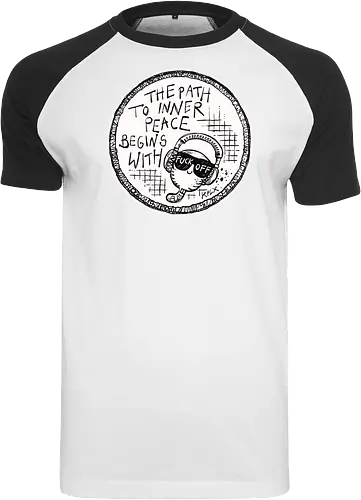 Inner Peace - Worm, Dieter, Kplx, Calm, Peace, Fuck off - Raglan T-Shirt