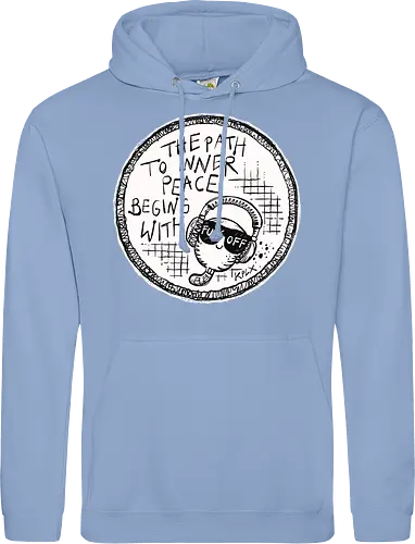Inner Peace - Worm, Dieter, Kplx, Calm, Peace, Fuck off - Standard Hoodie