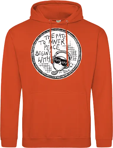 Inner Peace - Worm, Dieter, Kplx, Calm, Peace, Fuck off - Standard Hoodie