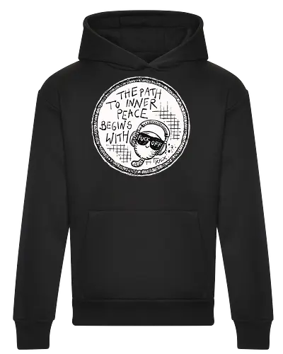 Inner Peace - Worm, Dieter, Kplx, Calm, Peace, Fuck off - Heavyweight Hoodie
