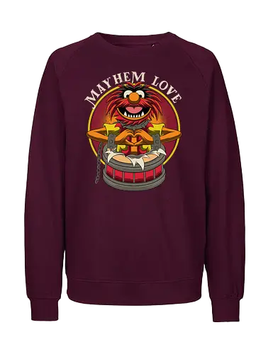 Mayhem Love - puppet, Mayhem, Animal - Fairtrade Sweatshirt