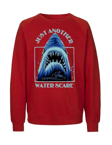 Water Scare - Jaws, Amity Island - Fairtrade Sweatshirt