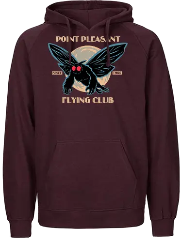 Flying Club - Mothman, Flying, Club - Fairtrade Hoodie