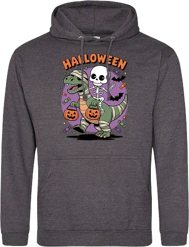 Halloween Dinosaur and Skeleton 
