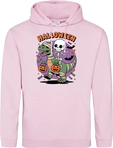 Halloween Dinosaur and Skeleton 