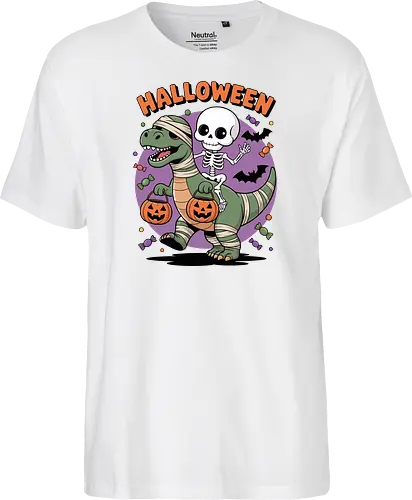 Halloween Dinosaur and Skeleton 