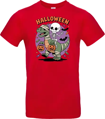 Halloween Dinosaur and Skeleton 