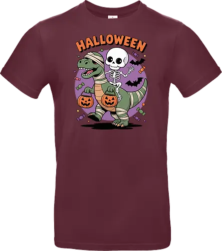 Halloween Dinosaur and Skeleton 