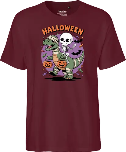 Halloween Dinosaur and Skeleton 