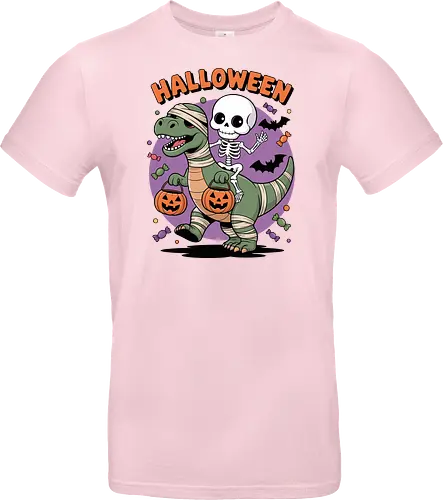 Halloween Dinosaur and Skeleton 