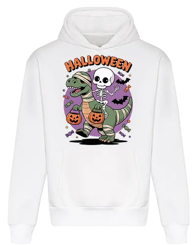 Halloween Dinosaur and Skeleton 