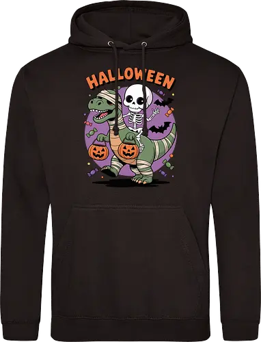 Halloween Dinosaur and Skeleton 