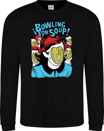 Bowling for Soup - Pop-Punk-Kunst Texas 1994 - Bunter Cartoonstil