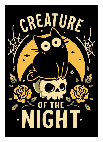 Gothic Night Cat