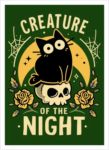 Gothic Night Cat