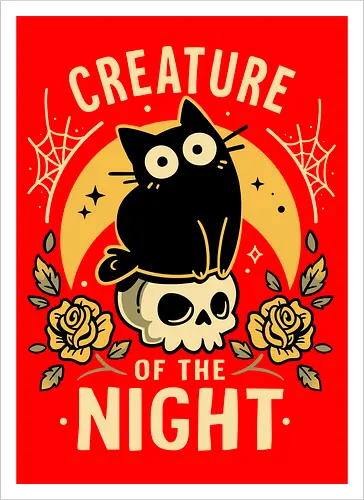 Gothic Night Cat