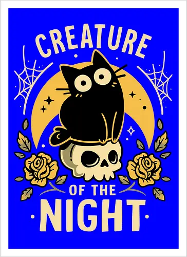 Gothic Night Cat