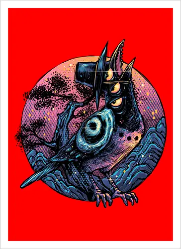 Crow from the underworld