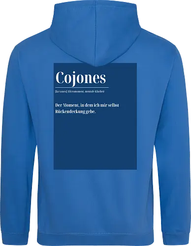 Cojones [koˈxones] – Micromoment, mentale Klarheit - Rückendruck