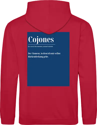 Cojones [koˈxones] – Micromoment, mentale Klarheit - Rückendruck