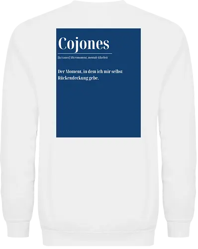 Cojones [koˈxones] – Micromoment, mentale Klarheit - Rückendruck
