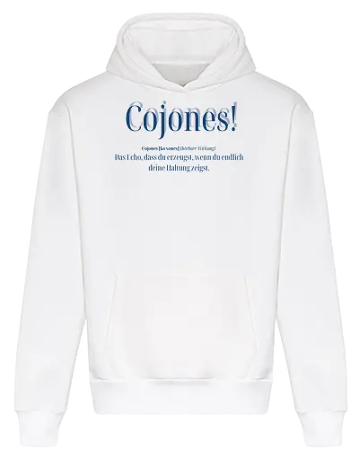 Cojones [koˈxones]-Dein Echo der Haltung