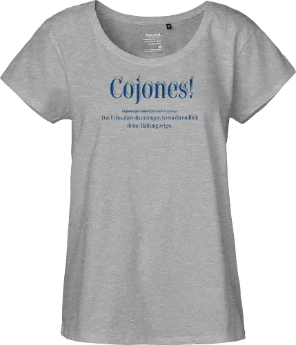Cojones [koˈxones]-Dein Echo der Haltung