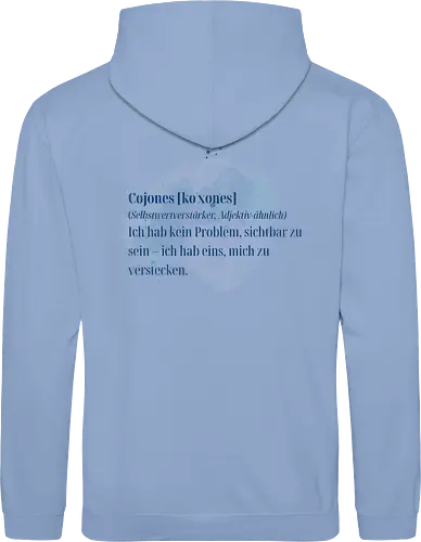 Cojones [koˈxones]-Selbstwertverstärker - Rückendruck